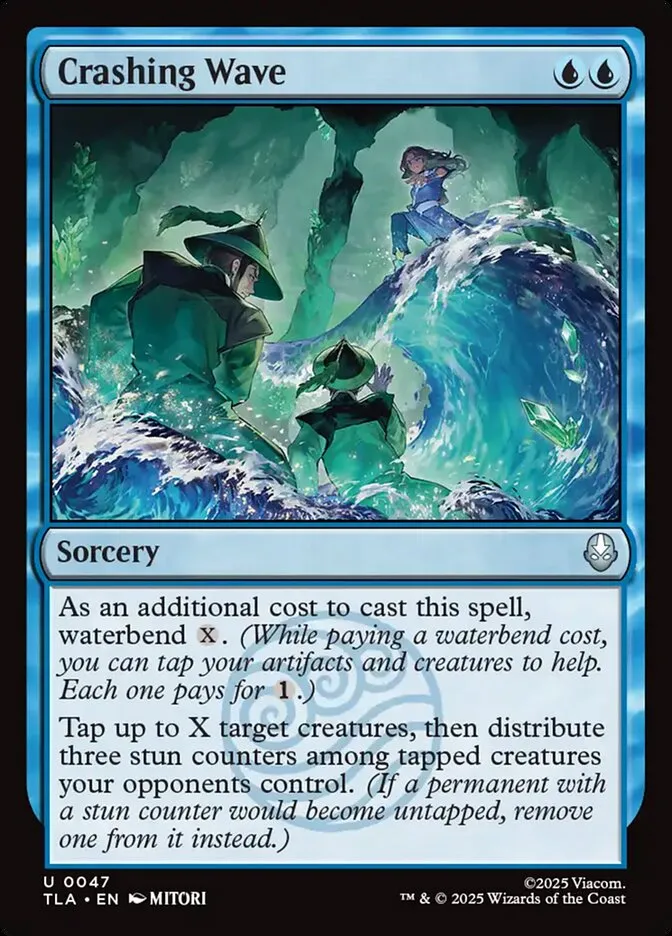 2025 Avatar: The Last Airbender Crashing Wave [Foil] uncommon #47 uncommon card image