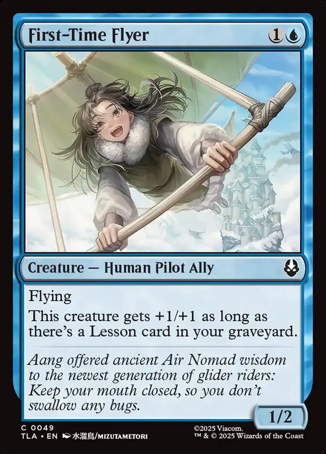 2025 Avatar: The Last Airbender First-Time Flyer [Foil] common #49 common card image