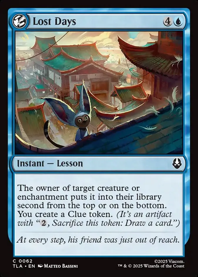 2025 Avatar: The Last Airbender Lost Days [Foil] common #62 common card image