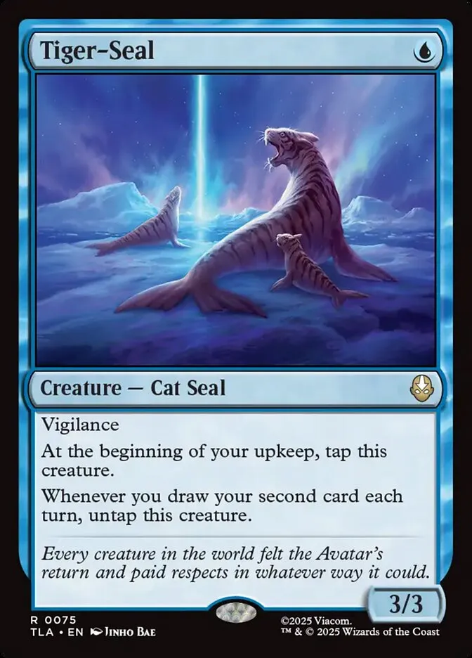 2025 Avatar: The Last Airbender Tiger-Seal [Foil] rare #75 rare card image