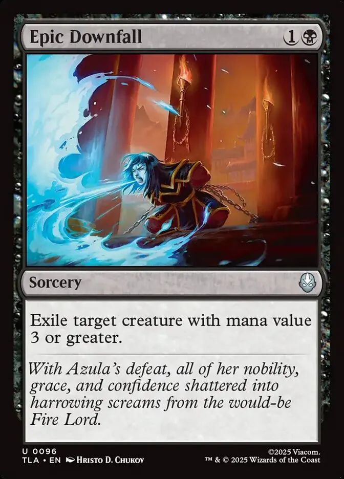 2025 Avatar: The Last Airbender Epic Downfall #96 uncommon card image