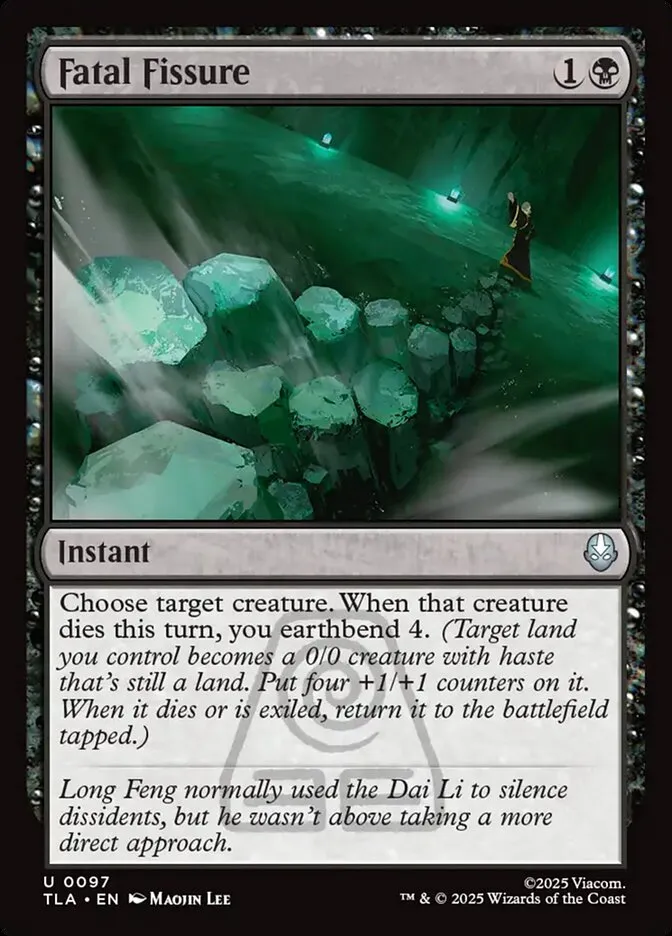 2025 Avatar: The Last Airbender Fatal Fissure #97 uncommon card image