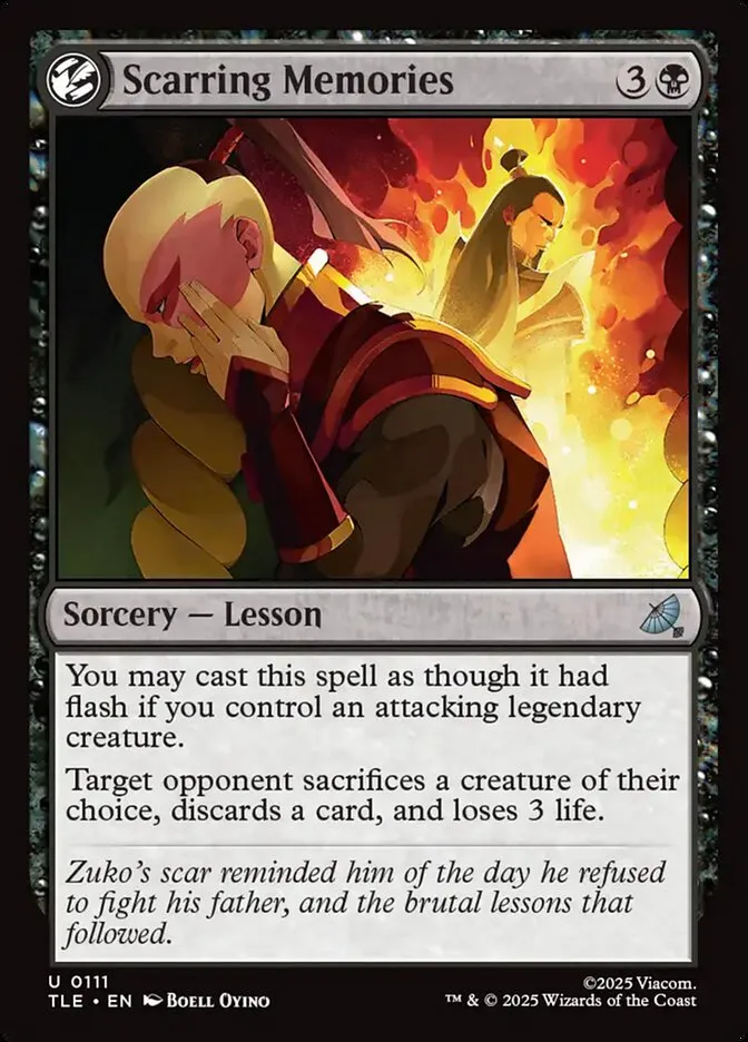 2025 Avatar: The Last Airbender Eternal Scarring Memories #111 uncommon card image
