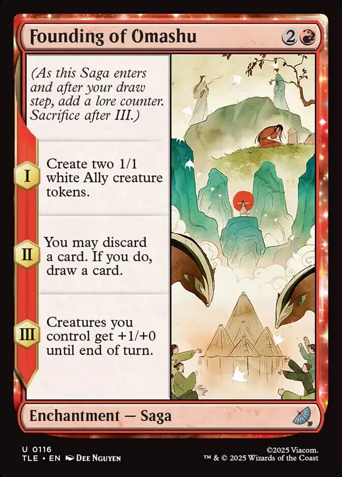2025 Avatar: The Last Airbender Eternal Founding of Omashu #116 uncommon card image