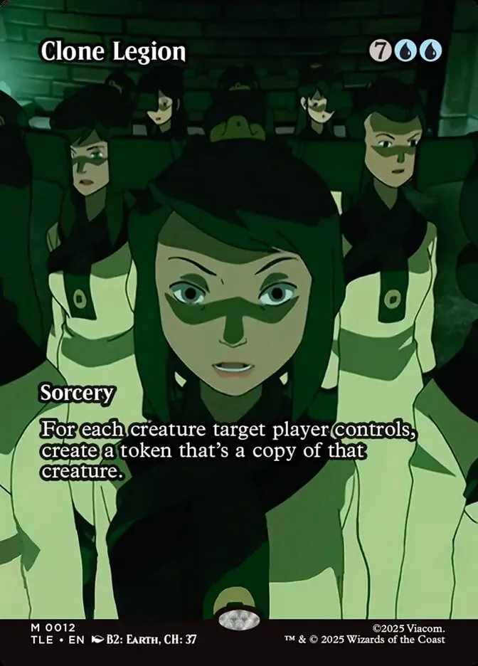 2025 Avatar: The Last Airbender Eternal Clone Legion #12 mythic card image