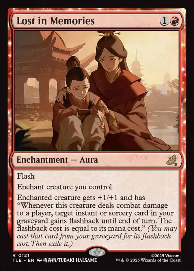 2025 Avatar: The Last Airbender Eternal Lost in Memories #121 rare card image