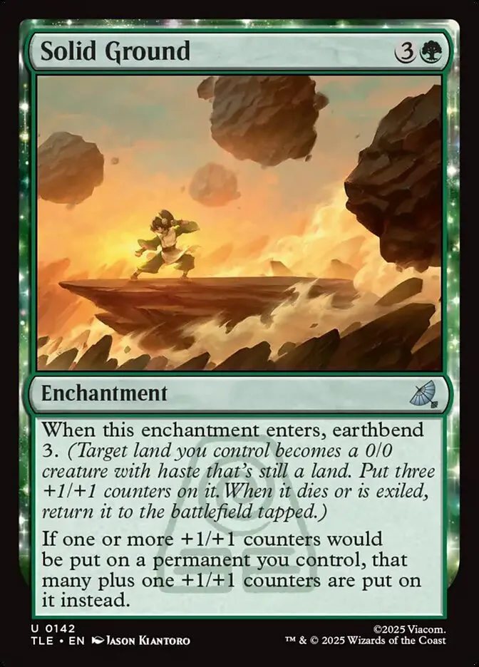 2025 Avatar: The Last Airbender Eternal Solid Ground #142 uncommon card image
