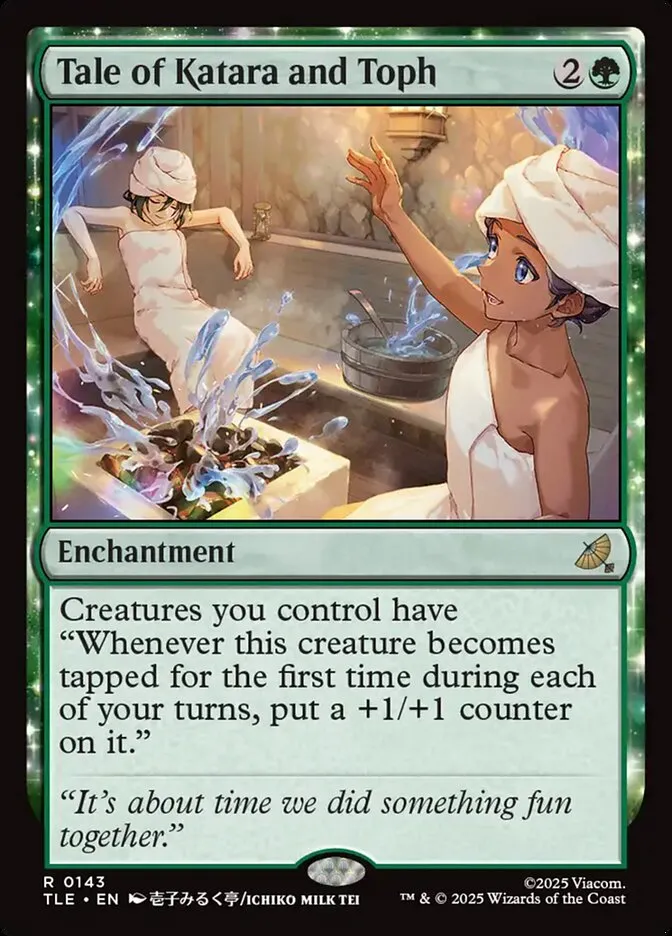 2025 Avatar: The Last Airbender Eternal Tale of Katara and Toph #143 rare card image