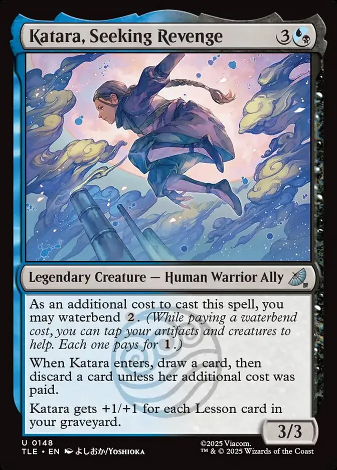 2025 Avatar: The Last Airbender Eternal Katara, Seeking Revenge #148 uncommon card image