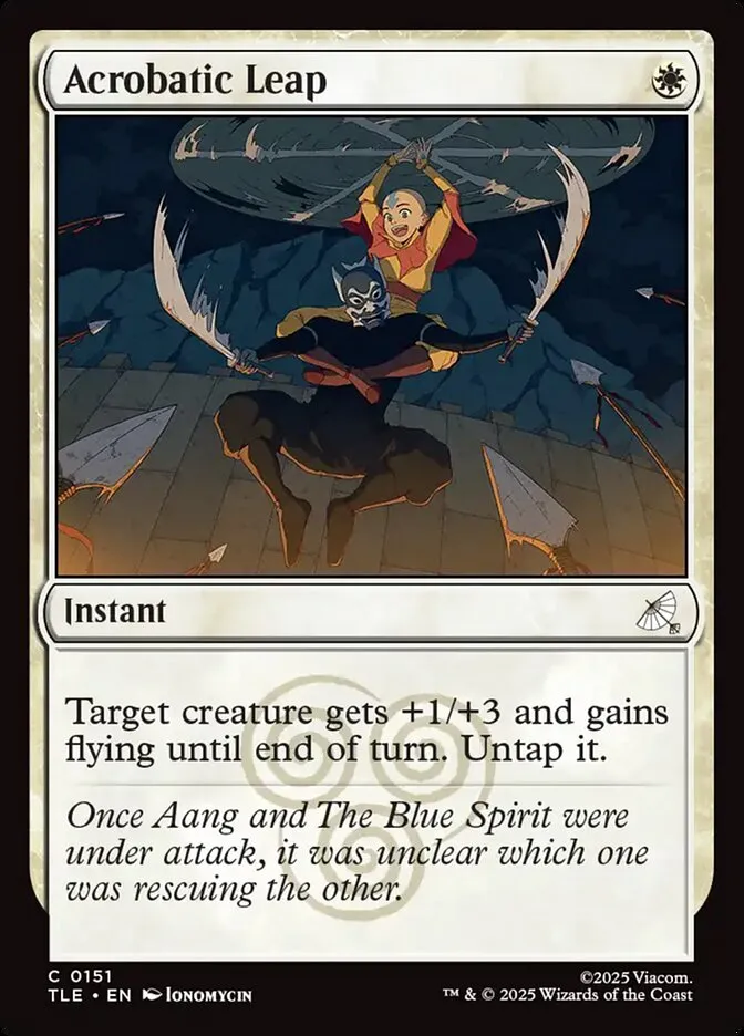 2025 Avatar: The Last Airbender Eternal Acrobatic Leap #151 common card image