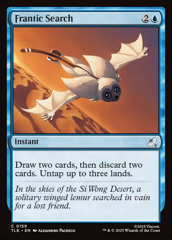 2025 Avatar: The Last Airbender Eternal Frantic Search #159 common card image