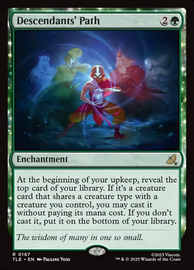 2025 Avatar: The Last Airbender Eternal Descendants' Path #167 rare card image