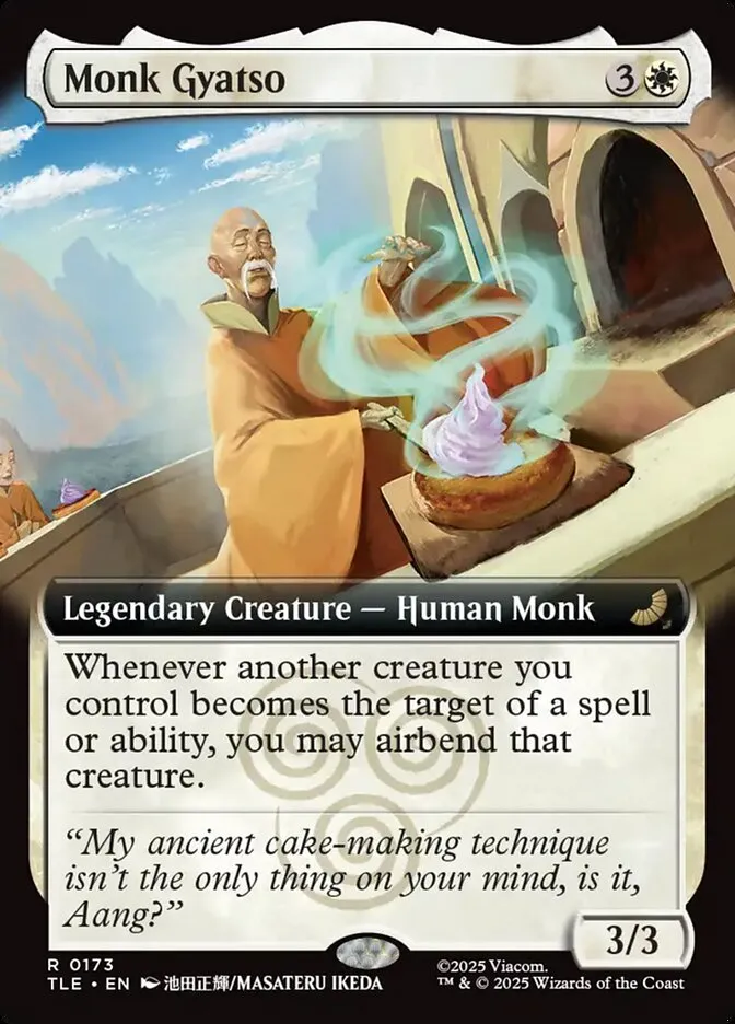 2025 Avatar: The Last Airbender Eternal Monk Gyatso #173 rare card image