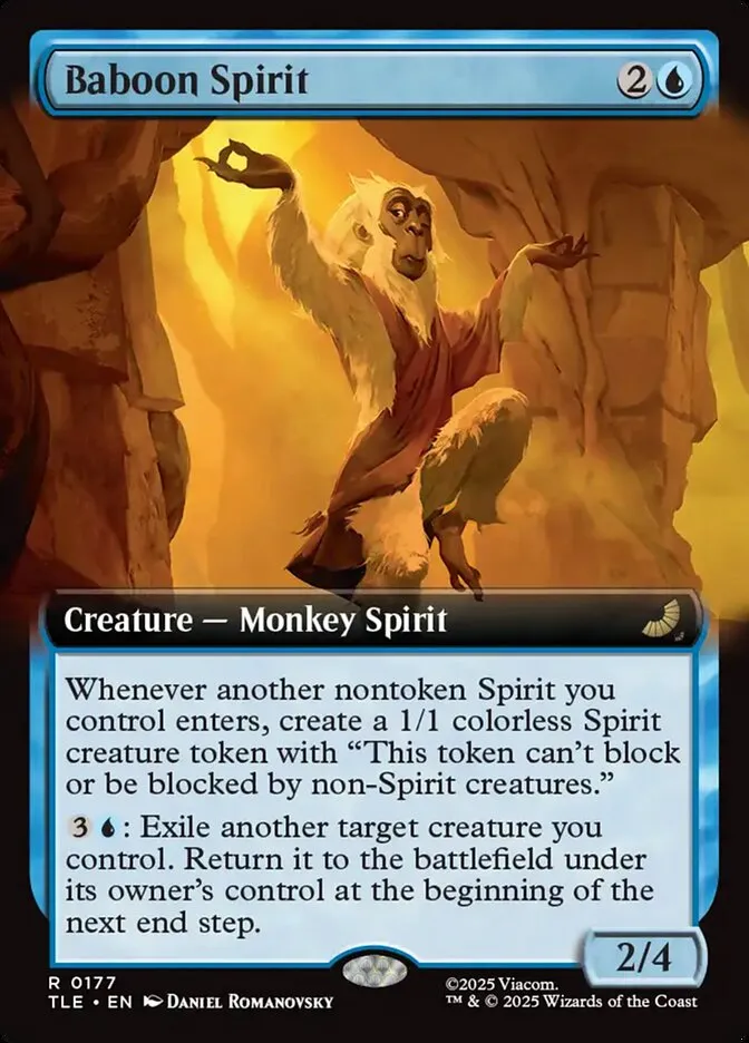 2025 Avatar: The Last Airbender Eternal Baboon Spirit #177 rare card image