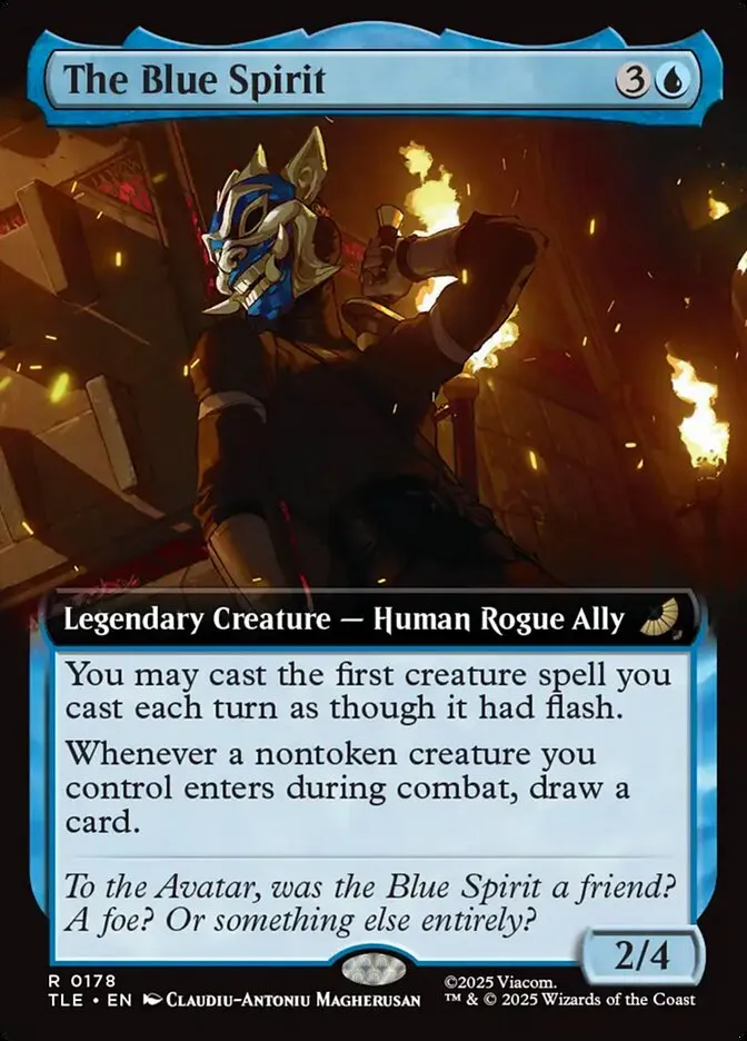 2025 Avatar: The Last Airbender Eternal The Blue Spirit #178 rare card image