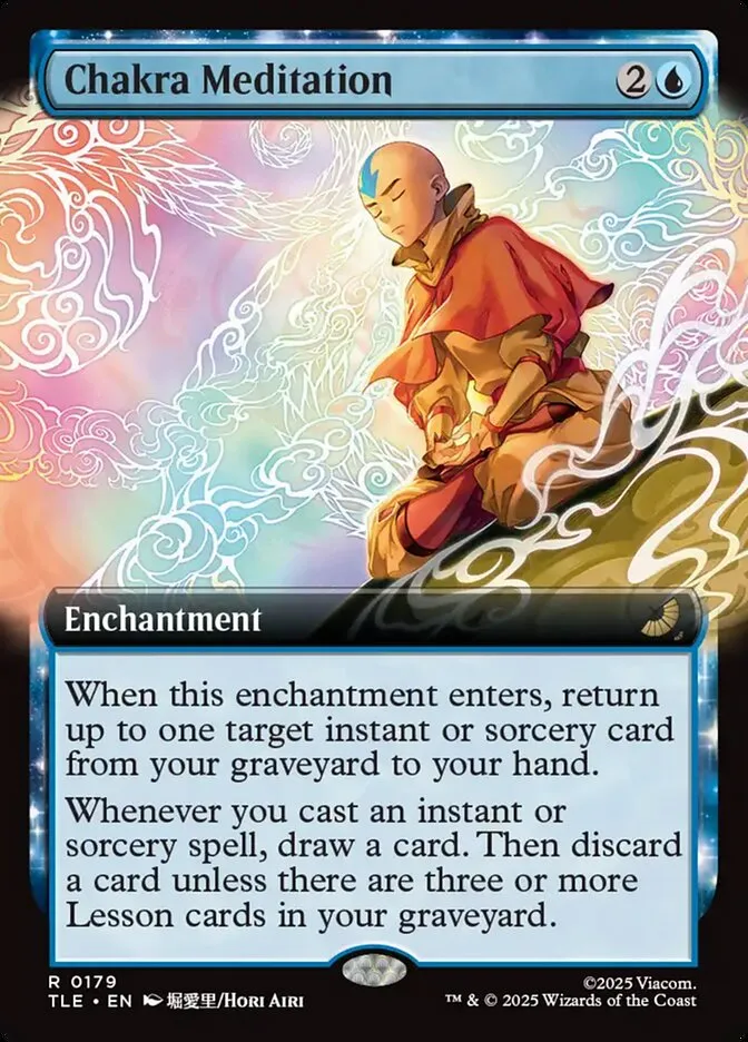 2025 Avatar: The Last Airbender Eternal Chakra Meditation #179 rare card image