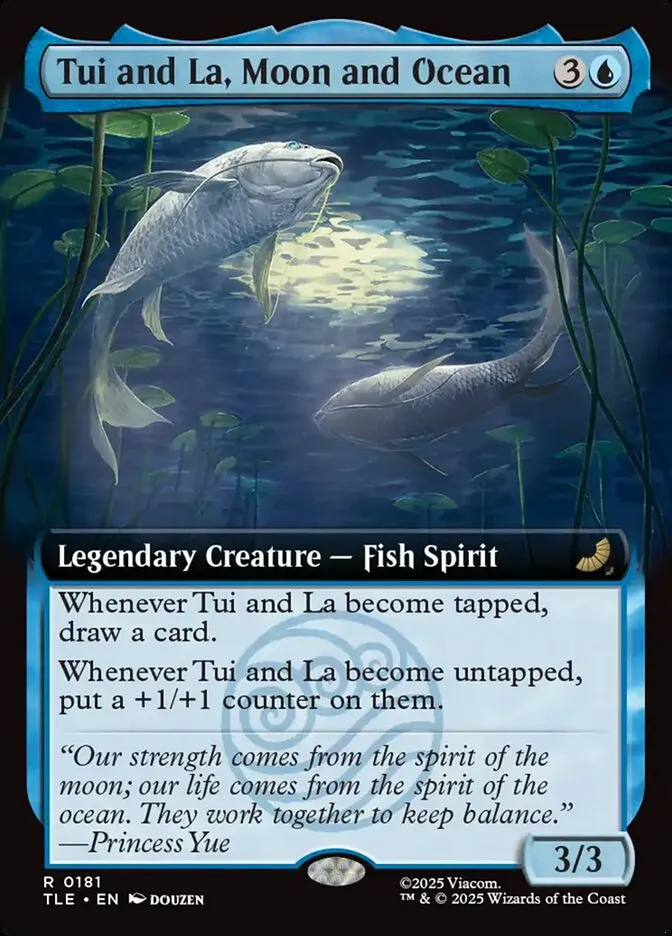 2025 Avatar: The Last Airbender Eternal Tui and La, Moon and Ocean #181 rare card image