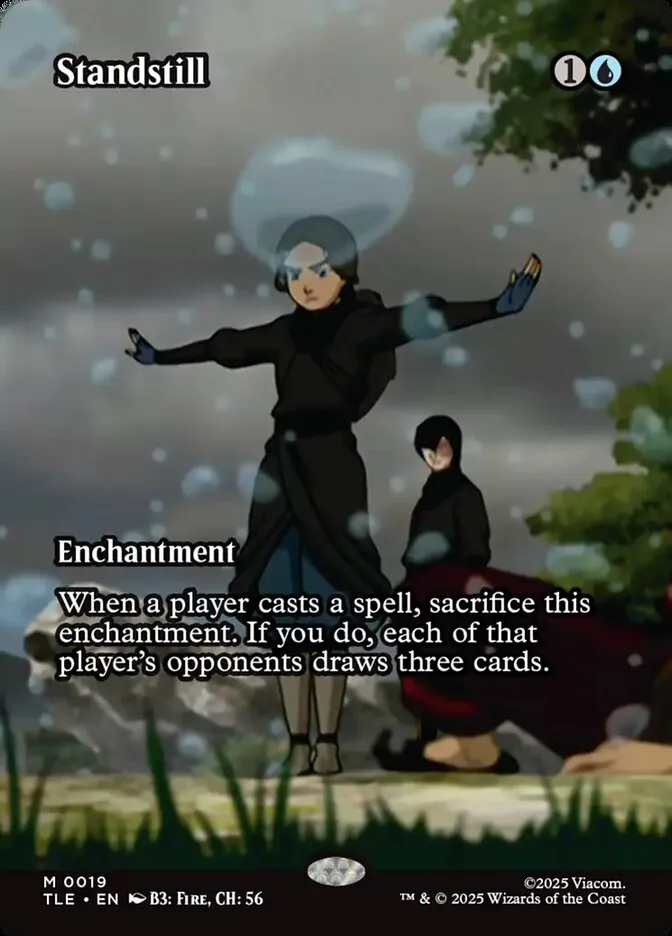 2025 Avatar: The Last Airbender Eternal Standstill #19 mythic card image