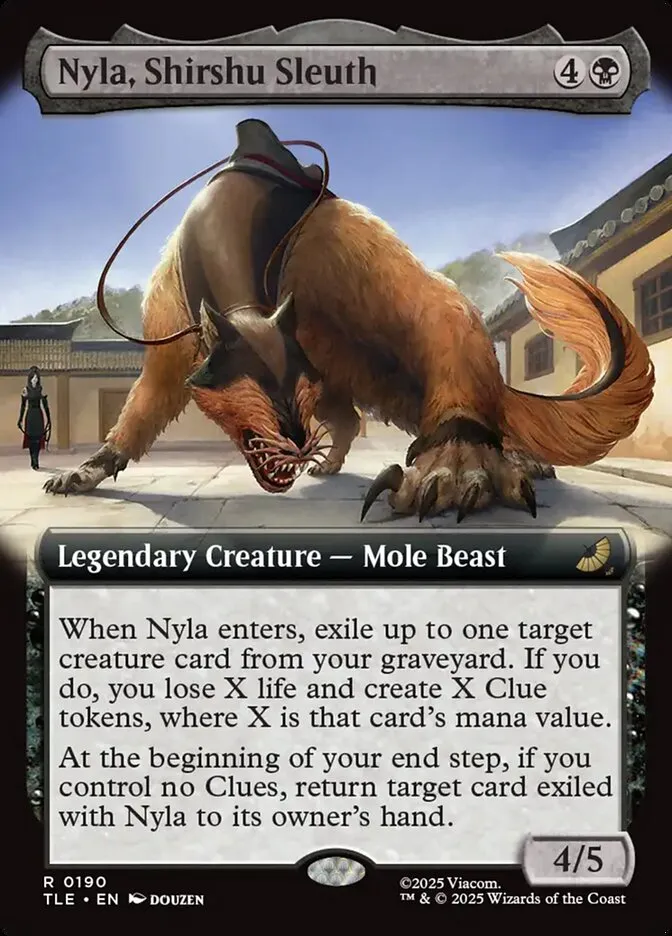 2025 Avatar: The Last Airbender Eternal Nyla, Shirshu Sleuth #190 rare card image