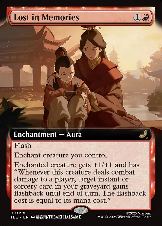 2025 Avatar: The Last Airbender Eternal Lost in Memories #195 rare card image