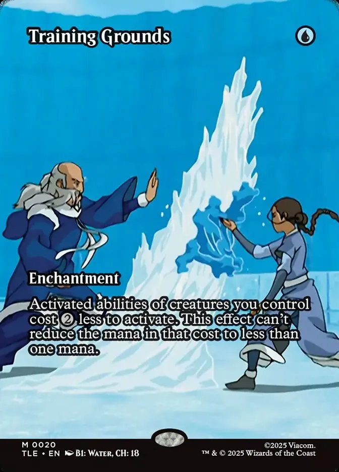 2025 Avatar: The Last Airbender Eternal Training Grounds #20 mythic card image