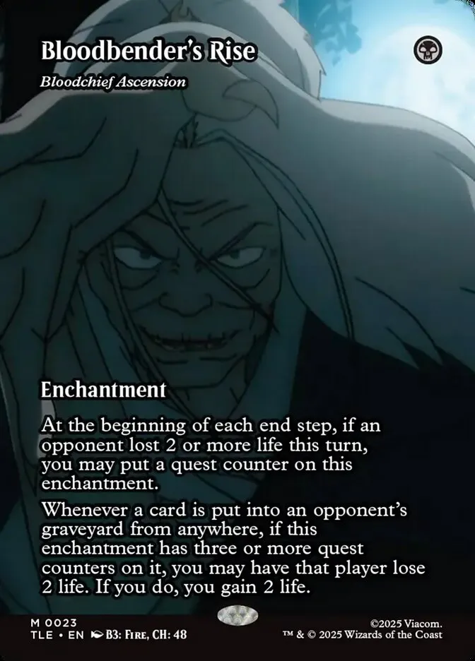 2025 Avatar: The Last Airbender Eternal Bloodchief Ascension #23 mythic card image