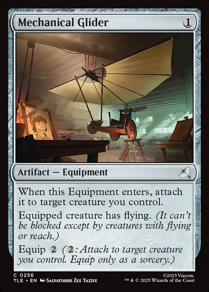 2025 Avatar: The Last Airbender Eternal Mechanical Glider #256 common card image