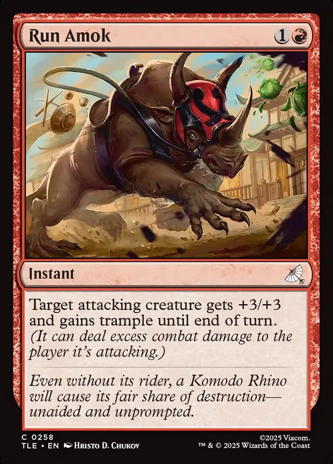 2025 Avatar: The Last Airbender Eternal Run Amok #258 common card image
