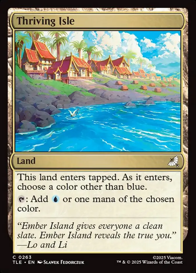 2025 Avatar: The Last Airbender Eternal Thriving Isle #263 common card image