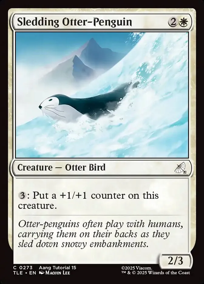 2025 Avatar: The Last Airbender Eternal Sledding Otter-Penguin #273 common card image