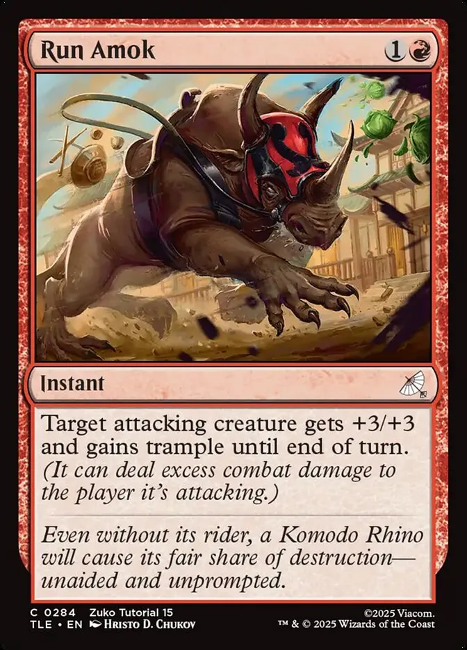 2025 Avatar: The Last Airbender Eternal Run Amok #284 common card image