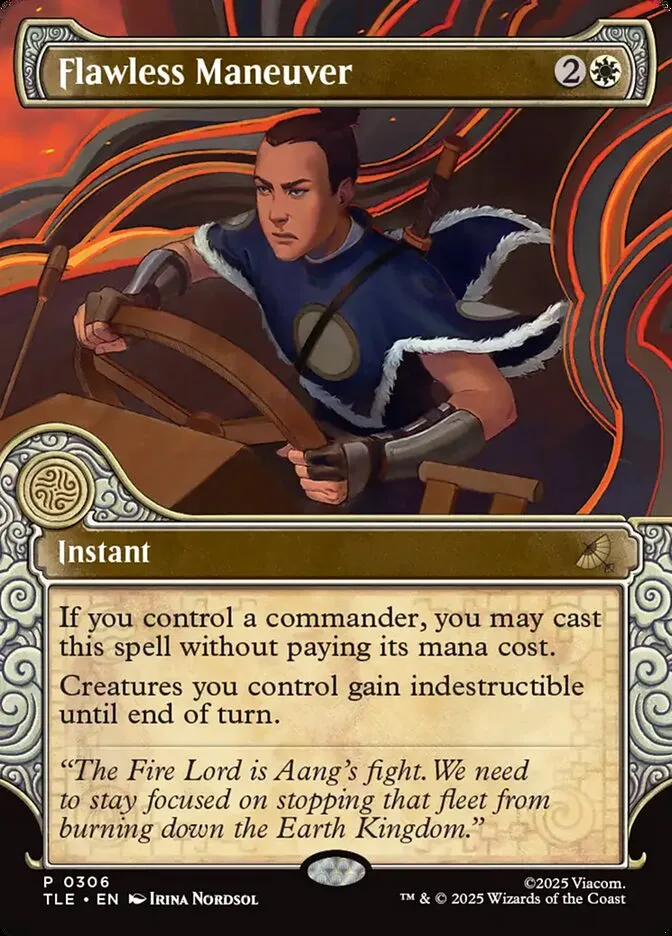 2025 Avatar: The Last Airbender Eternal Flawless Maneuver #306 rare card image