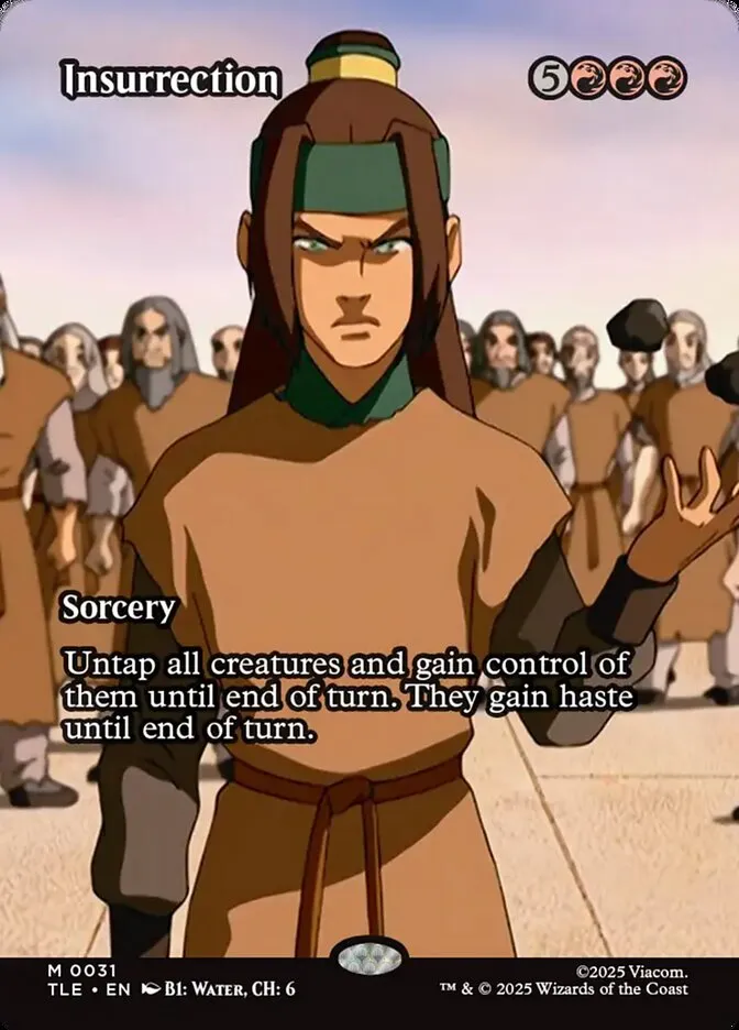 2025 Avatar: The Last Airbender Eternal Insurrection #31 mythic card image