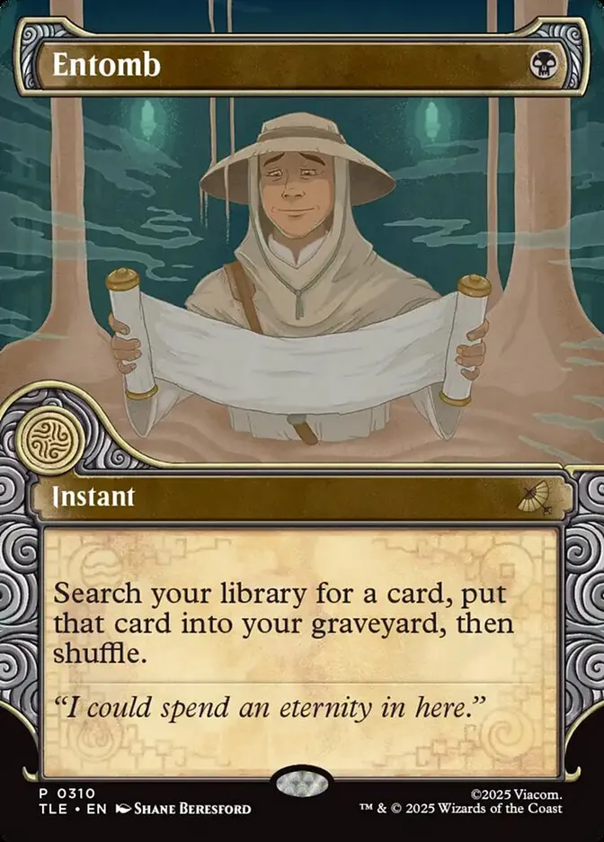 2025 Avatar: The Last Airbender Eternal Entomb #310 rare card image