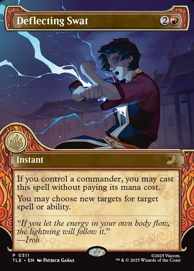 2025 Avatar: The Last Airbender Eternal Deflecting Swat #311 rare card image