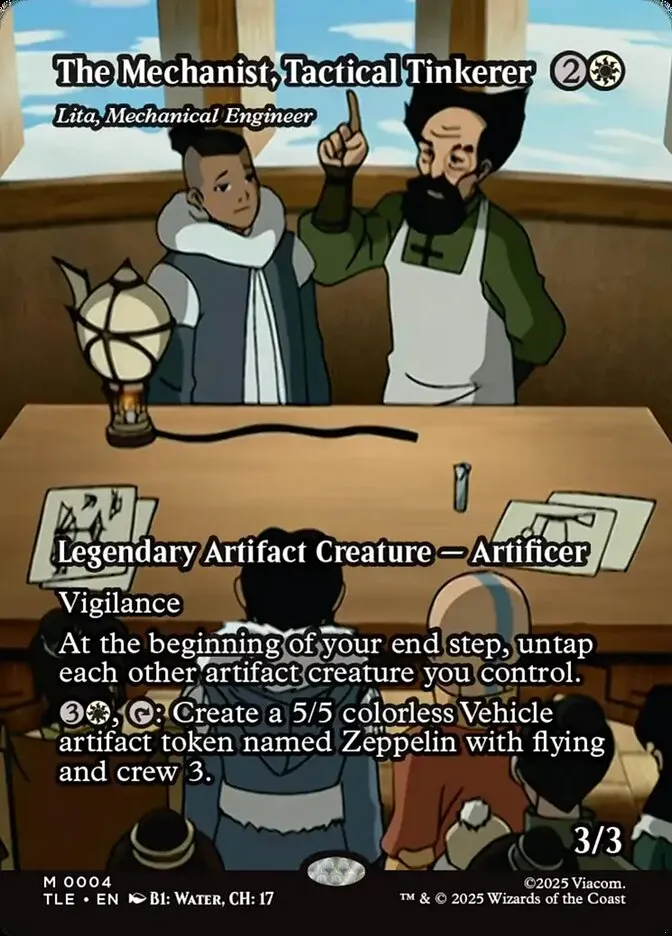 2025 Avatar: The Last Airbender Eternal Lita, Mechanical Engineer #4 mythic card image