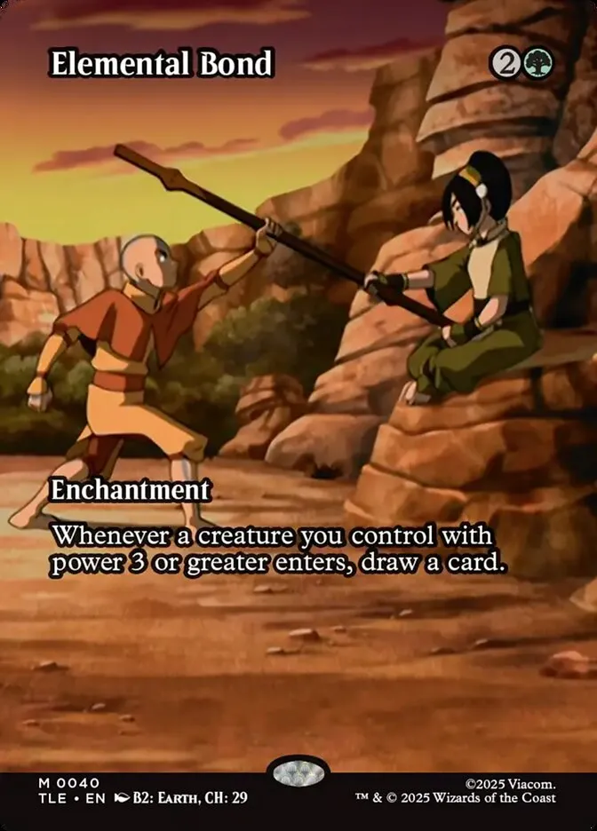 2025 Avatar: The Last Airbender Eternal Elemental Bond #40 mythic card image
