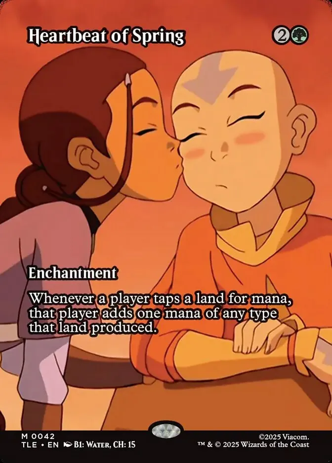 2025 Avatar: The Last Airbender Eternal Heartbeat of Spring #42 mythic card image