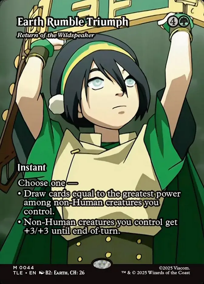 2025 Avatar: The Last Airbender Eternal Return of the Wildspeaker #44 mythic card image