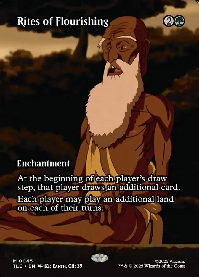 2025 Avatar: The Last Airbender Eternal Rites of Flourishing #45 mythic card image