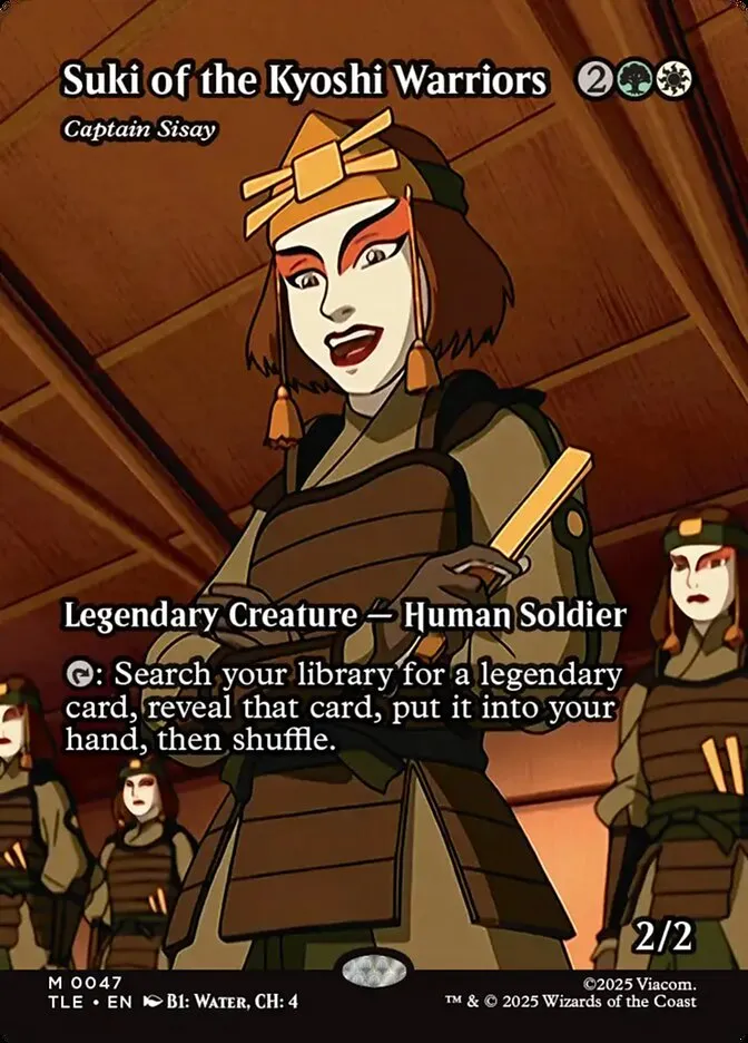 2025 Avatar: The Last Airbender Eternal Captain Sisay #47 mythic card image