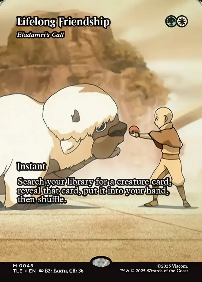 2025 Avatar: The Last Airbender Eternal Eladamri's Call #48 mythic card image