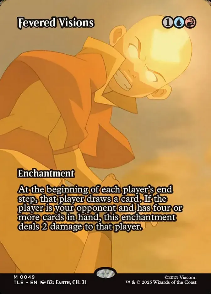 2025 Avatar: The Last Airbender Eternal Fevered Visions #49 mythic card image
