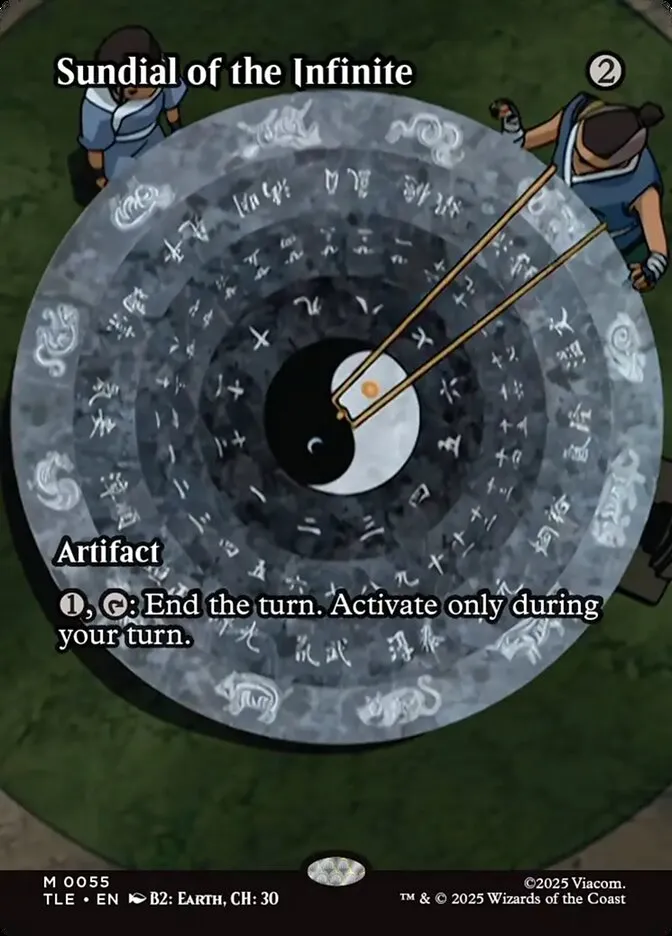 2025 Avatar: The Last Airbender Eternal Sundial of the Infinite #55 mythic card image