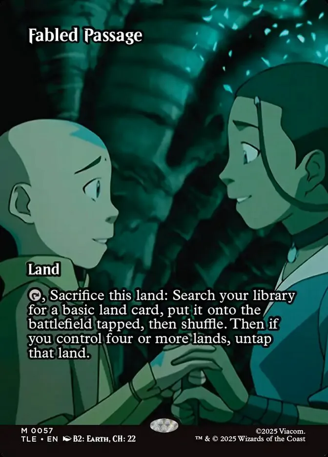2025 Avatar: The Last Airbender Eternal Fabled Passage #57 mythic card image
