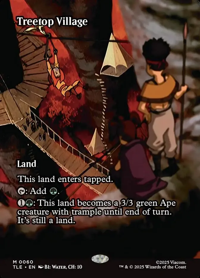 2025 Avatar: The Last Airbender Eternal Treetop Village #60 mythic card image