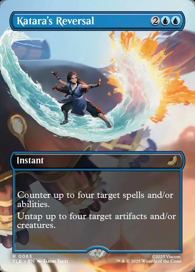 2025 Avatar: The Last Airbender Eternal Katara's Reversal #63 rare card image