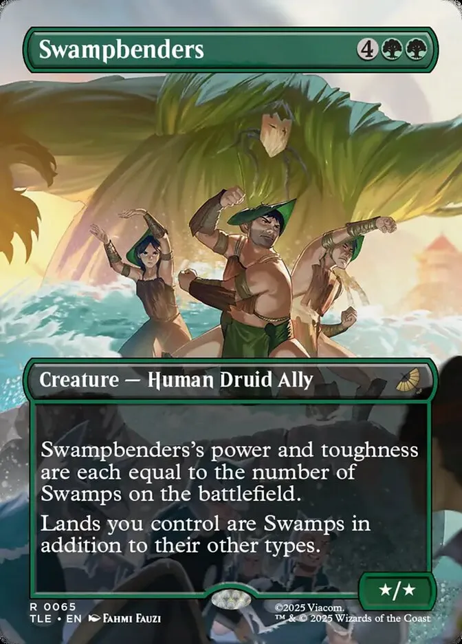 2025 Avatar: The Last Airbender Eternal Swampbenders #65 rare card image