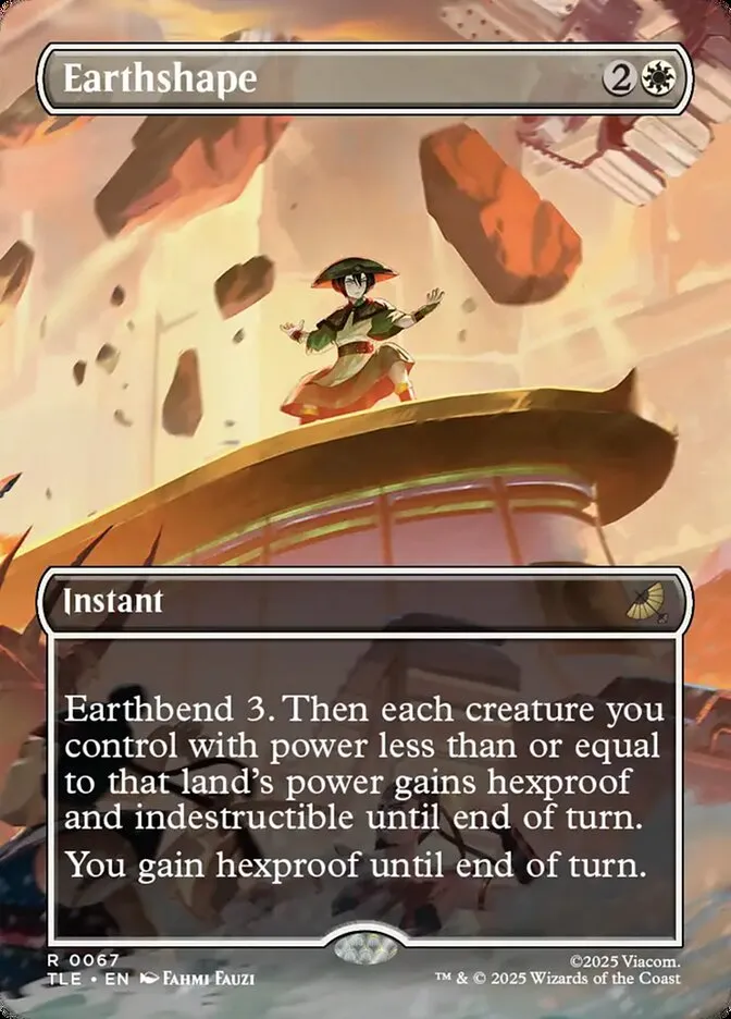 2025 Avatar: The Last Airbender Eternal Earthshape #67 rare card image