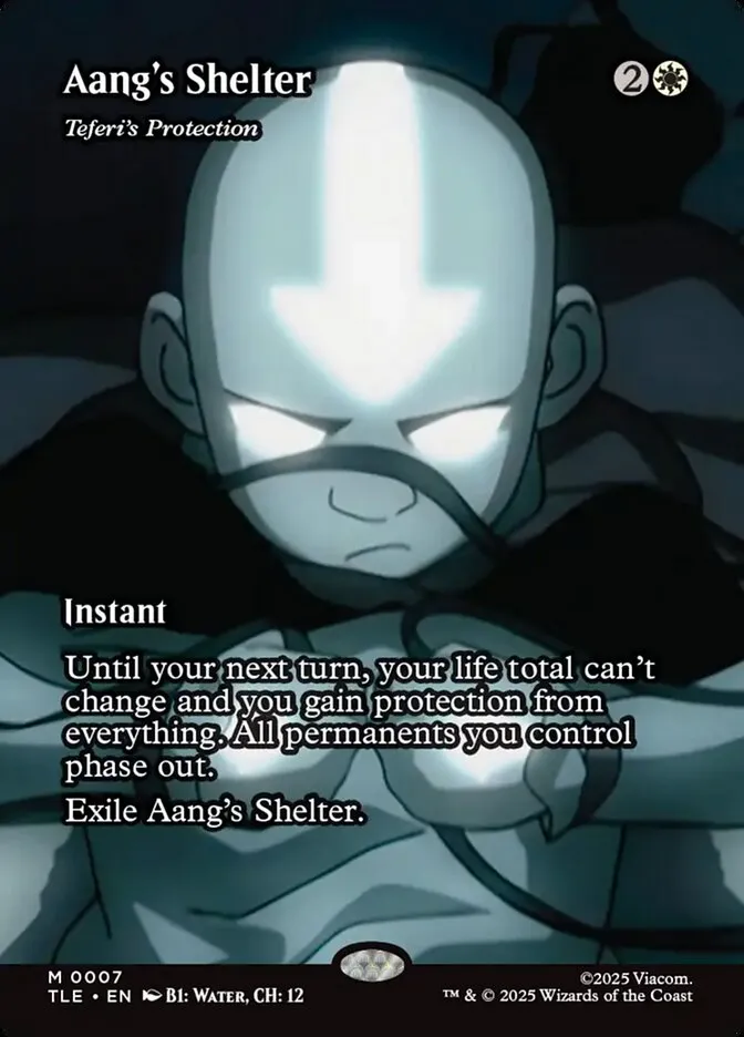 2025 Avatar: The Last Airbender Eternal Teferi's Protection #7 mythic card image